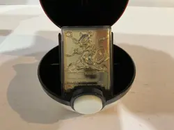 Pokemon Limited Edition Mewtwo 23k Gold Plated Trading Card 1st Run Blue Box/COA - Image 3