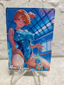 Misty Trading Card Waifu Goddess Story Anime Girl holo Karte Manga Full Art - Image 1