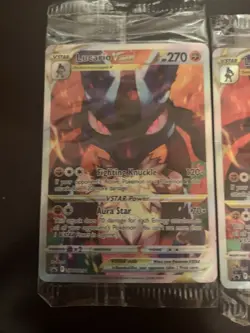 2 sealed Lucario VSTAR promo SWSH291 Pokemon card - Image 3