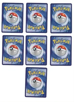 Pokemon Fan Art Bundle Card Set 7 Cards Pikachu Charizard Squirtle Mew Felt Hat - Image 2