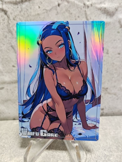 Nessa Trading Card Waifu Goddess Story Anime Girl holo Karte Manga Full Art - Image 1