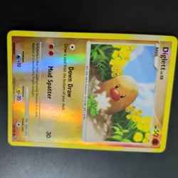 DIGLETT 85/132 POKEMON CARD (SECRET WONDERS SET) REVERSE HOLO - Image 3