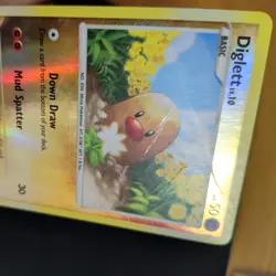 DIGLETT 85/132 POKEMON CARD (SECRET WONDERS SET) REVERSE HOLO - Image 5