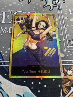 Nico Robin One Piece Lakers Don Card Custom Foil - Image 1
