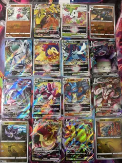 Pokemon 16 Card Lot nm Ex V Vmax HOLO Rare Hits Only F18 - Image 1
