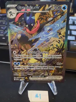 Greninja EX 132 Black Star Promo Sv: Scarlet & Violet- Pokemon Card (Post#1) - Image 1