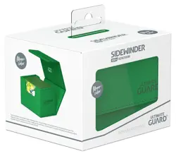 Ultimate Guard Green Monocolor 100+ Sidewinder Deck Case Card Storage Box ccg - Image 1