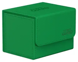 Ultimate Guard Green Monocolor 100+ Sidewinder Deck Case Card Storage Box ccg - Image 2