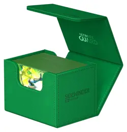 Ultimate Guard Green Monocolor 100+ Sidewinder Deck Case Card Storage Box ccg - Image 4