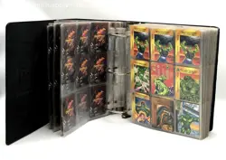 Marvel DC OverPower Trading Card Lot 1990s Vintage Binders Included See Photos - Image 2