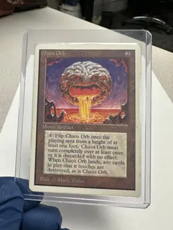 Magic: The Gathering Chaos Orb Unlimited MTG Creased, See Pics NO RESERVE! - Image 1