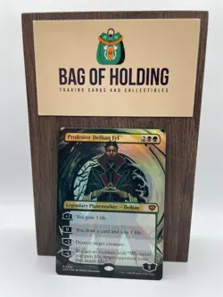 Professor Dellian Fel -0283 -FOIL- Borderless- Secrets of Strixhaven - MTG - NM - Image 1
