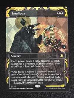 MTG Secrets of Strixhaven: Mystical Archive Smallpox 0033 NM Rare - Image 1