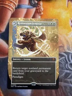Restoration Seminar (SOS 0290)(Borderless) Secrets of Strixhaven Regular, MTG - Image 1