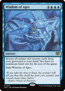 Wisdom of Ages (FOIL) x1 - MTG Secrets of Strixhaven SOS #71 - Image 1