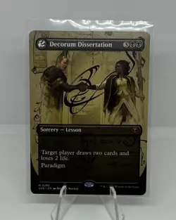 Decorum Dissertation (Borderless) 0292 - Secrets of Strixhaven SOS - NM/M MTG - Image 1