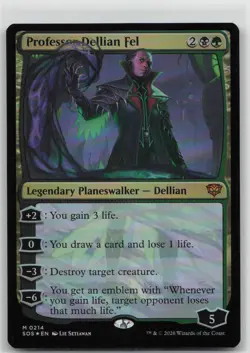 Professor Dellian Fel 214 Secrets of Strixhaven Foil - Image 1