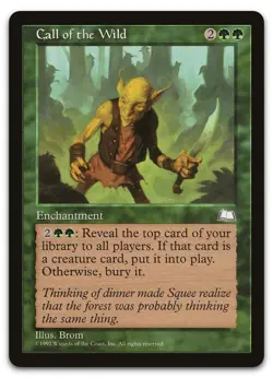 Call of the Wild (LP) Weatherlight WTH Magic MTG - Image 1