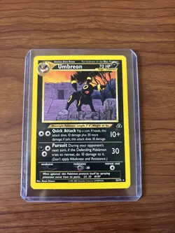 Pokemon Umbreon #32/75 Rare Non-holo Neo Discovery Unlimited Vintage HP - Image 1