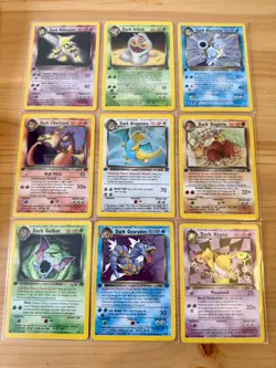 Pokemon TCG Team Rocket 1st Edition COMPLETE MASTER SET – NM/M – SWIRLS – WOTC - Image 1