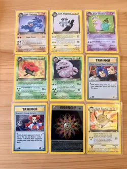 Pokemon TCG Team Rocket 1st Edition COMPLETE MASTER SET – NM/M – SWIRLS – WOTC - Image 2