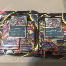 Pokemon TCG Phantasmal Flames 3-Pack Blister SET OF 2 SEALED SHIPS ASAP - Image 1