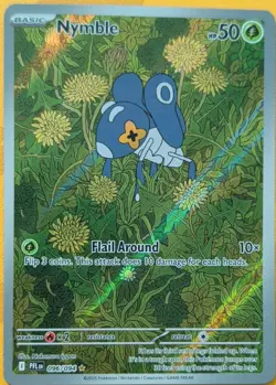Pokemon Nymble Illustration Rare 096/094 Phantasmal Flames Full Art Holo - Image 1
