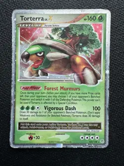 Pokemon Torterra LV.X 122/130 Diamond & Pearl Holo Ultra Rare LVX HP/DMG - Image 1