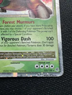 Pokemon Torterra LV.X 122/130 Diamond & Pearl Holo Ultra Rare LVX HP/DMG - Image 4