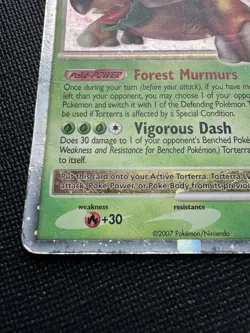 Pokemon Torterra LV.X 122/130 Diamond & Pearl Holo Ultra Rare LVX HP/DMG - Image 5