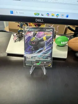 2022 Pokemon SWSH 203 Umbreon V Black Star Promo Holo Mint Look! - Image 1