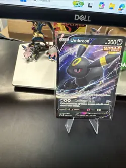 2022 Pokemon SWSH 203 Umbreon V Black Star Promo Holo Mint Look! - Image 5