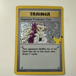 Pokemon TCG Trainer Celebrations Imposter Professor Oak - Image 1