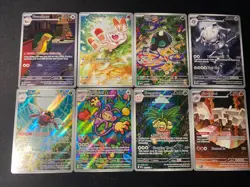 Pokemon TCG Mega Evolutions Era Illustration Rare Holo 8 Card Lot - Image 1