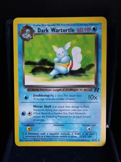 Pokemon TCG Dark Wartortle 46/82 Team Rocket English NM - Image 1