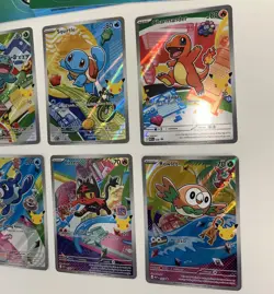 Pokemon 2026 First Partner Illustration Collection Series 1 Promo Set Of 6!! - Image 3