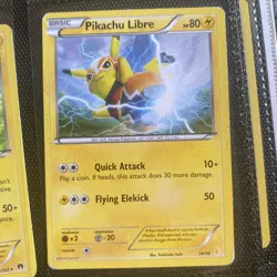 Pokemon Pikachu Libre Common Regular 14/30 XY Trainer Kit 80 HP Quick Attack - Image 1