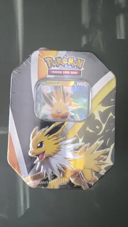Pokemon TCG Eevee Evolutions Tin Jolteon V - From Pokemon Center! 699-17112!!!! - Image 1