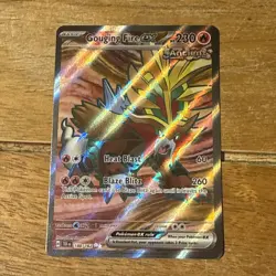 Pokemon Gouging Fire ex 188/162 Sv05: Temporal Forces Holo - Image 1