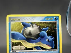 Pokemon TCG Lapras 8/92 Reverse Holo Rare Stamped EX Legend Maker 2006 - Image 2