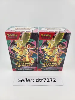 2x Pokemon TCG - Ascended Heroes - Booster Bundle (6 packs) - Brand New Sealed - Image 1