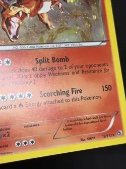 Charizard Legendary Treasures Holo Light Play 19/113 Cosmos - Image 4