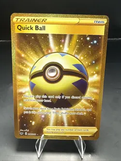 Pokemon TCG Quick Ball (Secret) 216/202 Swsh01: Sword & Shield Holo - Image 2