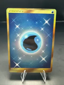 Pokemon TCG Water Energy 124/111 Holo - Image 1