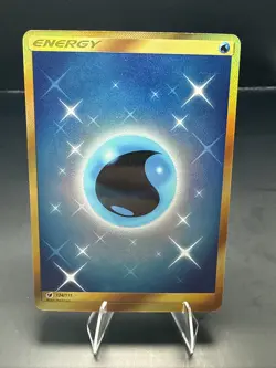 Pokemon TCG Water Energy 124/111 Holo - Image 2