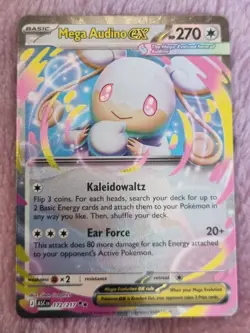 Mega Audino ex 172/217 Me: Ascended Heroes Holo pokemon tcg - Image 1