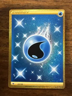 2021 Pokemon SWSH Chilling Reign Water Energy #231/198 - Image 1