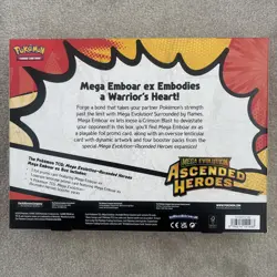 Sealed Pokemon: Mega Evolution Ascended Heroes Mega Emboar Ex Box - UK✅📮📦 - Image 3