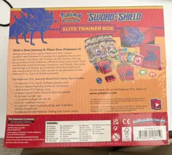 Pokemon TCG: Sword & Shield ETB Zacian & Zamazenta (Sealed, 2020, English) - Image 3