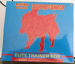 Pokemon TCG: Sword & Shield ETB Zacian & Zamazenta (Sealed, 2020, English) - Image 4